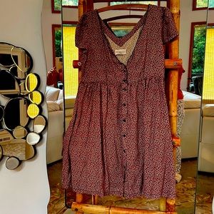 Denim and Supply Ralph Lauren paisley summer dress with pickets. Size M